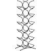 Espada 12 Bottle Wine Rack, Black Metal Wine Storage Holder, Freestanding Wine Bottle Organizer, 24.9 x 16 x 67.8 cm