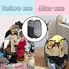 ESPADA Collapsible Mesh Laundry Hamper with Side Pocket, Pop-Up Washing Basket with Handles for Bathroom, Bedroom, Dorm & College - Image 4