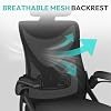 ESPADA Ergonomic High Back Office Chair with Padded Seat & Lumbar Support, Comfortable Computer Desk Chair for Home Office, Study & Work - Image 2