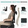 ESPADA Ergonomic High Back Office Chair with Padded Seat & Lumbar Support, Comfortable Computer Desk Chair for Home Office, Study & Work - Image 4