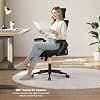ESPADA Ergonomic High Back Office Chair with Padded Seat & Lumbar Support, Comfortable Computer Desk Chair for Home Office, Study & Work - Image 5
