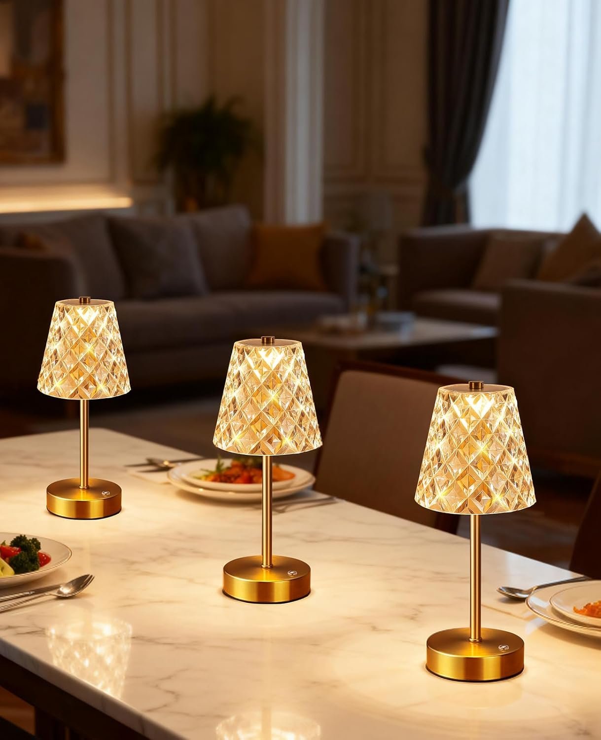 ESPADA Rechargeable Table Lamp, 5200mAh Cordless LED Lamp with 3 Color Modes, Stepless Dimming & Touch Control, Portable Bedside Lamp for Bedroom & Living Room - Image 7