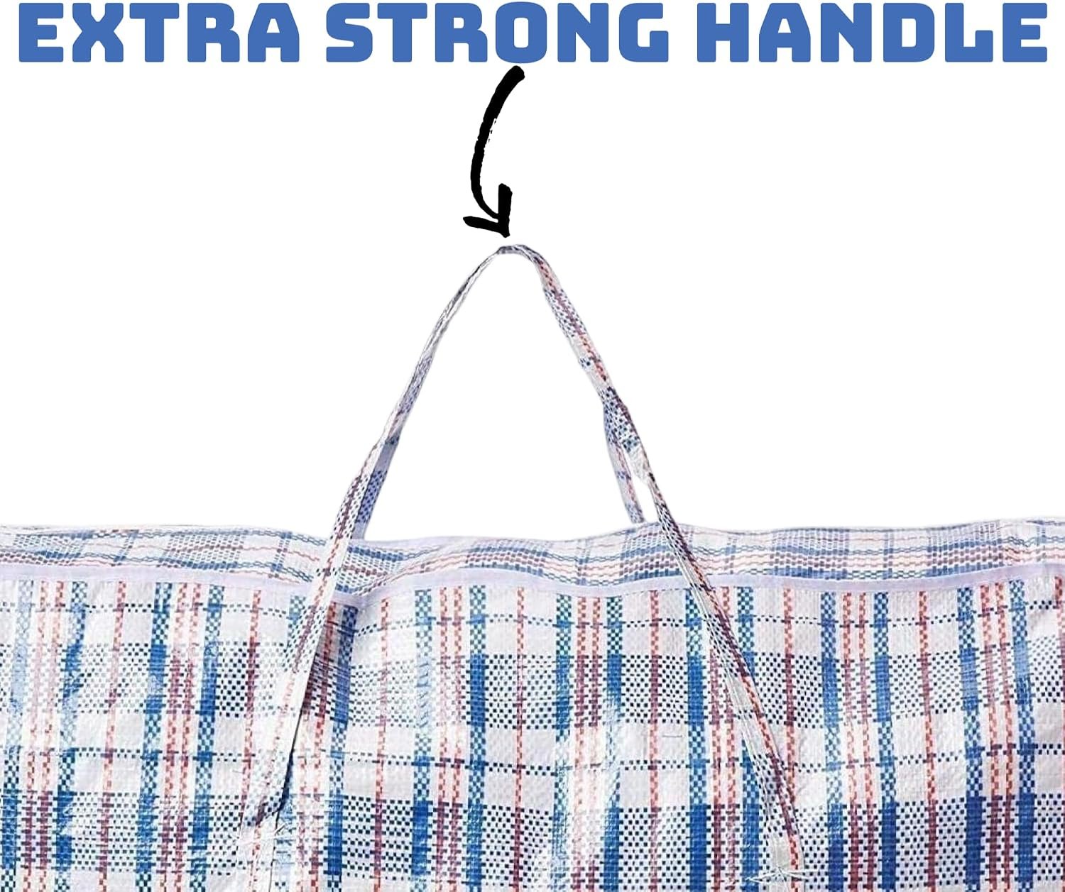 Espada Jumbo Laundry Storage Bags 5 Pack, Extra Large Reusable Zipped Storage Bags, 60 x 60 cm Heavy Duty Clothes Organiser Bags - Image 5