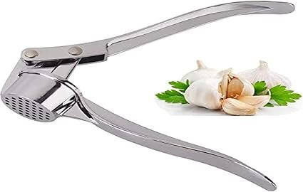 Espada Professional Garlic Press & Mincer – Heavy-Duty Garlic Crusher with Peeler, Easy-Clean Kitchen Squeezer for Quick Garlic Preparation